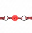 KINK - RAUTENMUSTER-BALL 4,5 CM GAG MODELL 1 64,5 CM VERSTELLBAR 42-60 CM