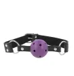 KINK - PALLA TRASPIRANTE BAVAGLIO 4 CM CON DOPPIO RIVETTO VIOLA 62,5 x 2,5 CM REGOLABILE 42-58 CM
