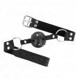 KINK - BÂTON RESPIRANT 4 CM AVEC DOUBLE RIVET MODÈLE 1 NOIR 62,5 x 2,5 CM RÉGLABLE 42-58 CM