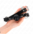 KINK - BÂTON TPE BALLE 4 CM AVEC SERRURE NOIRE 60 x 2 CM