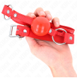 KINK - BALLA IN TPE 4 CM CON SERRATURA ROJO 60 x 2 CM
