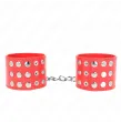 KINK - WRIST RESTRAINTS WITH SNAP FASTEN RED ADJUSTABLE 19-24 CM X 5.5 CM