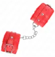 KINK - POGGIPOLSI PREMIUM IMBOTTITI IN PELLICCIA ROSSI CON CINTURA ROSSA REGOLABILE 17-29 CM X 6 CM
