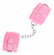 KINK - POGGIPOLSI PREMIUM RIVESTITI IN PELLICCIA ROSA CON CINTURA ROSA REGOLABILE 17-29 CM X 6 CM