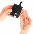 KINK - DELUXE HANDGELENKFESSELN MIT VERRIEGELUNG, SCHWARZ, VERSTELLBAR 14,5-21 CM X 6 CM
