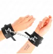 KINK - DELUXE HANDGELENKFESSELN MIT VERRIEGELUNG, SCHWARZ, VERSTELLBAR 14,5-21 CM X 6 CM