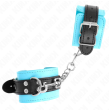 KINK - HOOK WRIST RESTRAINTS BLUE FUR LINED ADJUSTABLE 20-28 CM X 5.5 CM