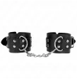 KINK - DOUBLE BUCKLE WRIST RESTRAINTS BLACK ADJUSTABLE 19-26 CM
