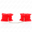 KINK - CINTURINO DA POLSO ELASTICO IN PIZZO ROSSO