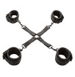 CALEXOTICS - NOCTURNAL HOG TIE CONNECTOR CUERO AJUSTABLE BLACK CALEXOTICS - NOCTURNAL HOG TIE CONNECTOR CUERO AJUSTABLE BLACK