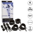 CALEXOTICS - NOCTURNAL CINGHIE PER LETTO IN PELLE REGOLABILI NERE CALEXOTICS - NOCTURNAL CINGHIE PER LETTO IN PELLE REGOLABILI NERE