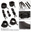 CALEXOTICS - NOCTURNAL BED RESTRAINTS LEATHER ADJUSTABLE BLACK CALEXOTICS - NOCTURNAL BED RESTRAINTS LEATHER ADJUSTABLE BLACK