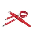 SUBBLIME - 953706 HANDCUFFS WITH BONDAGE BELT RED ONE SIZE SUBBLIME - 953706 HANDCUFFS WITH BONDAGE BELT RED ONE SIZE