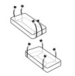 FETISH FANTASY LIMITED EDITION - WRAPAROUND MATTRESS RESTRAINTS FETISH FANTASY LIMITED EDITION - WRAPAROUND MATTRESS RESTRAINTS