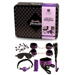 SECRETPLAY - BDSM SET 8PCS PURBLE - NOIR.