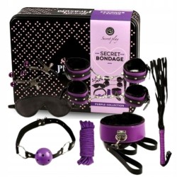 SECRETPLAY - BDSM SET 8PCS PURBLE - NOIR.