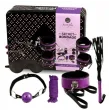 SECRETPLAY - BDSM SET 8PCS PURBLE - BLACK. SECRETPLAY - BDSM SET 8PCS PURBLE - BLACK.