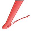 DARKNESS - PAGAIA FETISH ROSSA 48 CM DARKNESS - PAGAIA FETISH ROSSA 48 CM