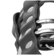DARKNESS - LEATHER CHASTITY CAGE WITH LOCK DARKNESS - LEATHER CHASTITY CAGE WITH LOCK