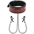 BEGME - COLLETTO RED EDITION CON MORSETTI PER CAPEZZOLI CON FODERA IN NEOPRENE BEGME - COLLETTO RED EDITION CON MORSETTI PER CAPEZZOLI CON FODERA IN NEOPRENE