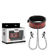 BEGME - COLLIER ÉDITION ROUGE AVEC PINCES TÉLÉMON AVEC DOUBLURE EN NÉOPRÈNE BEGME - COLLIER ÉDITION ROUGE AVEC PINCES TÉLÉMON AVEC DOUBLURE EN NÉOPRÈNE