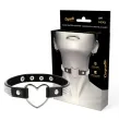 COQUETTE CHIC DESIRE - VEGAN LEATHER CHOKER WITH HEART COQUETTE CHIC DESIRE - VEGAN LEATHER CHOKER WITH HEART