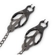 OHMAMA FETISH - JAPANESE NIPPLE Clamps WITH BLACK CHAIN OHMAMA FETISH - JAPANESE NIPPLE Clamps WITH BLACK CHAIN