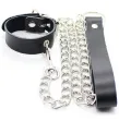OHMAMA FETISH - PENIS-HALSKETTE UND LEDERARMBAND MIT METALLKETTE OHMAMA FETISH - PENIS-HALSKETTE UND LEDERARMBAND MIT METALLKETTE