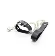 OHMAMA FETISH - COLLAR PARA PENE Y CORREA PIEL CON CADENA METALICA OHMAMA FETISH - COLLAR PARA PENE Y CORREA PIEL CON CADENA METALICA