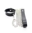OHMAMA FETISH - PENIS-HALSKETTE UND LEDERARMBAND MIT METALLKETTE OHMAMA FETISH - PENIS-HALSKETTE UND LEDERARMBAND MIT METALLKETTE