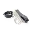 OHMAMA FETISH - PENIS NECKLACE AND LEATHER STRAP WITH METAL CHAIN