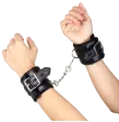 SECRETPLAY - BLACK BONDAGE HANDCUFFS BDSM COLLECTION SECRETPLAY - BLACK BONDAGE HANDCUFFS BDSM COLLECTION