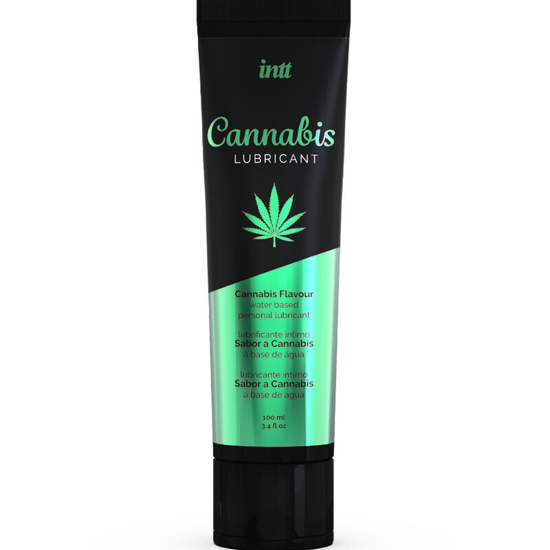 INTT LUBRICANTS - LUBRIFIANT INTIME A BASE DEAU SAVEUR CANNABIS