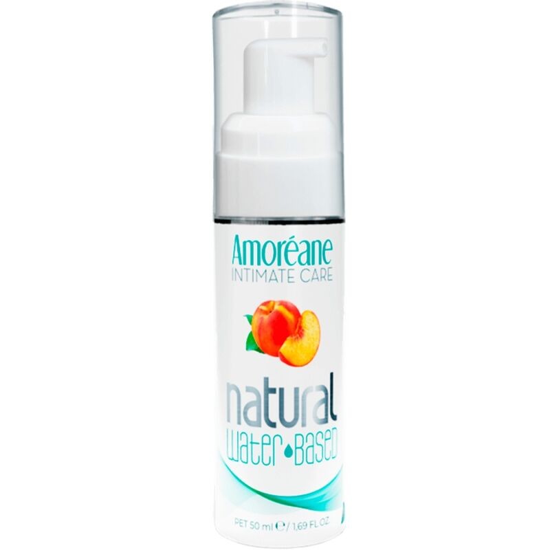 AMOREANE - LUBRIFIANT À BASE DEAU PÊCHE 50 ML
