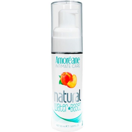 AMOREANE - LUBRIFIANT À BASE DEAU PÊCHE 50 ML