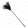 KINK - MULTIPLE BLACK TICKLE FEATHERS 45 CM
