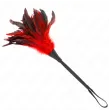 KINK - PIUME DI POLLO SOLLEGATO A FORMA DI CORNO ROSSO 36 CM