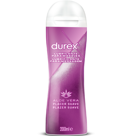 DUREX - GEL LUBRIFIANT DE MASSAGE DOUX À LALOE VERA 200 ML