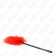 KINK - ROTE KITZELFEDERN FÜR DAS BONDAGE-SET 27 CM