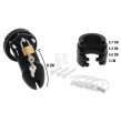 HIDDEN DESIRE - EXTREME CHASTITY COCK CAGE SILICONE SIZE L BLACK HIDDEN DESIRE - EXTREME CHASTITY COCK CAGE SILICONE SIZE L BLACK