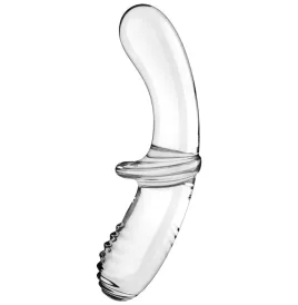 SATISFYER - DOUBLE CRYSTAL DILDO TRANSPARENT