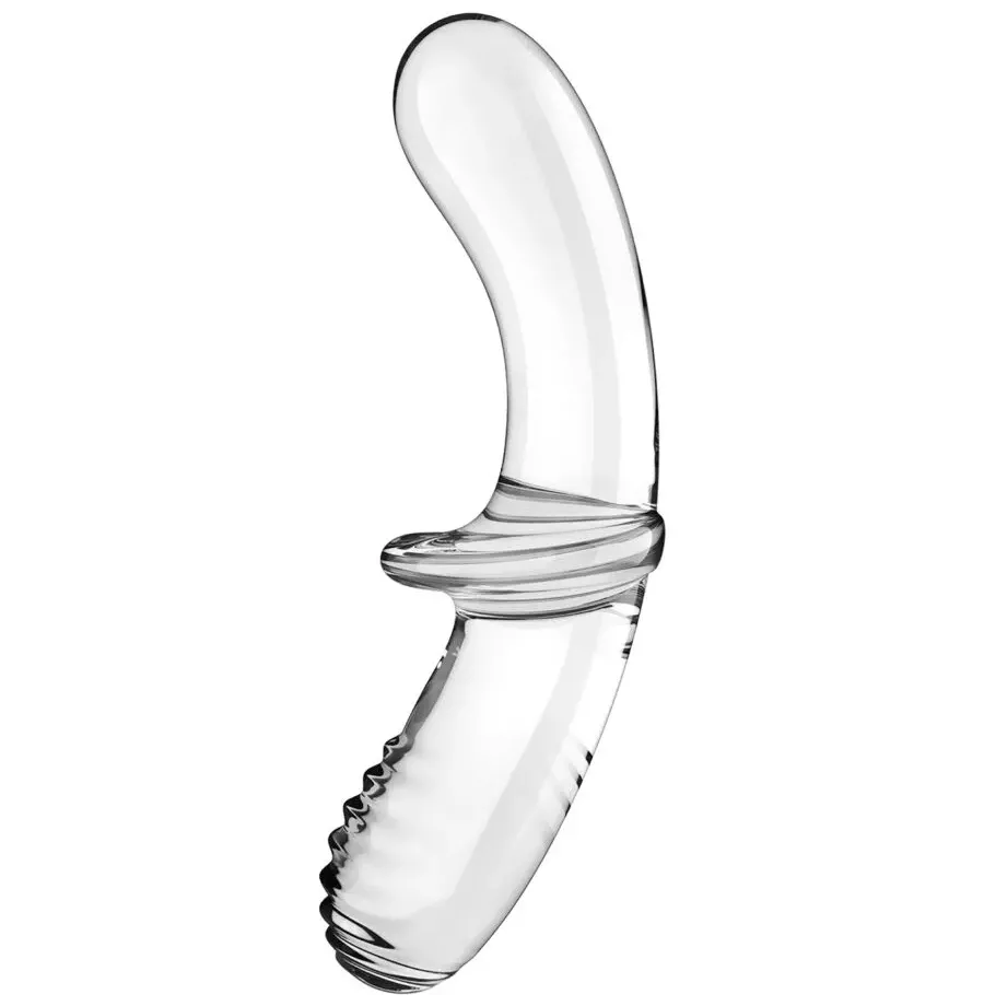SATISFYER - GODE DOUBLE CRISTAL TRANSPARENT SATISFYER - GODE DOUBLE CRISTAL TRANSPARENT