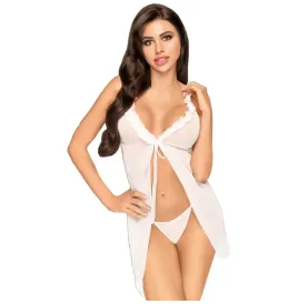 PENTHOUSE - BABYDOLL AFTER SUNSET WEISS L-XL