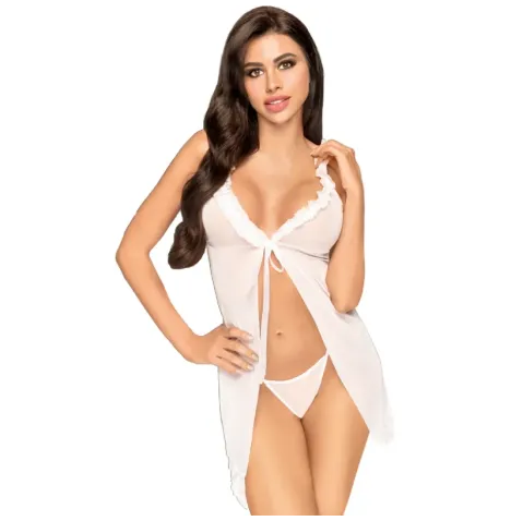 PENTHOUSE - BABYDOLL AFTER SUNSET BLANCO L-XL