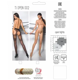 PASSION - TIOPEN 002 BLACK TIGHTS 1-2 20 DEN