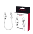 DARKNESS - NIPPELKLEMME AUS METALL MIT KETTE DARKNESS - NIPPELKLEMME AUS METALL MIT KETTE
