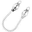 DARKNESS - NIPPELKLEMME AUS METALL MIT KETTE DARKNESS - NIPPELKLEMME AUS METALL MIT KETTE