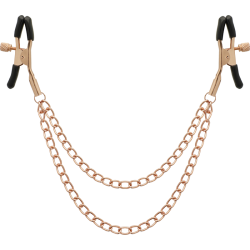COQUETTE CHIC DESIRE - FANTASY METAL NIPPLE CLIPS WITH CHAIN