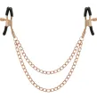 COQUETTE CHIC DESIRE - PINCES METELONS FANTAISIE EN MÉTAL AVEC CHAÎNE COQUETTE CHIC DESIRE - PINCES METELONS FANTAISIE EN MÉTAL AVEC CHAÎNE