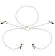 OHMAMA FETISH 4 NIPPLE CLAMPS WITH CHAIN NECKLACE OHMAMA FETISH 4 NIPPLE CLAMPS WITH CHAIN NECKLACE
